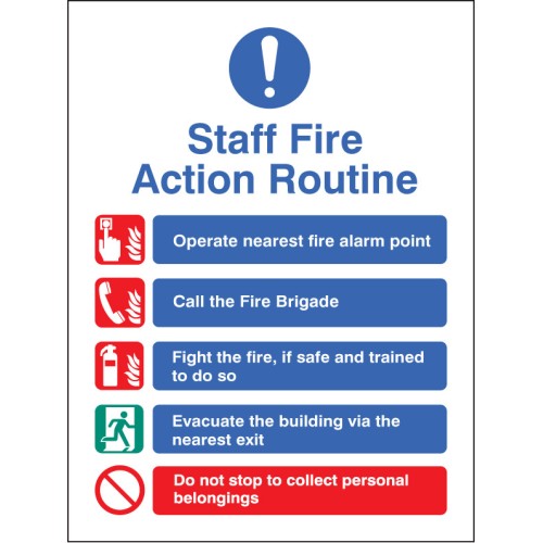 Staff Fire Action