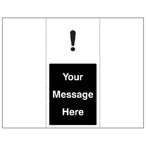 Your Message Here - Custom Cover-Up Sign 