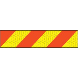 ECE70 Vehicle Marking Plate - Left Hand Chevron