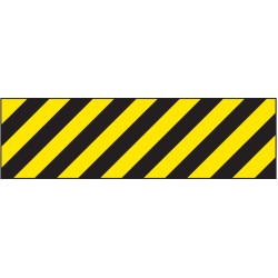 Hazard Marker (Left Hand) - Reflective Aluminium