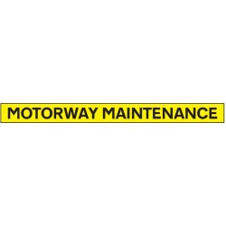 Motorway Maintenance - Reflective Magnetic