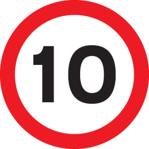 10mph - Class RA1 - Temporary