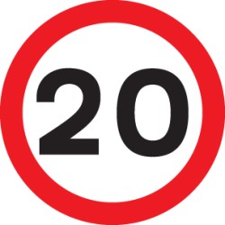 20mph - Class RA1 - Temporary