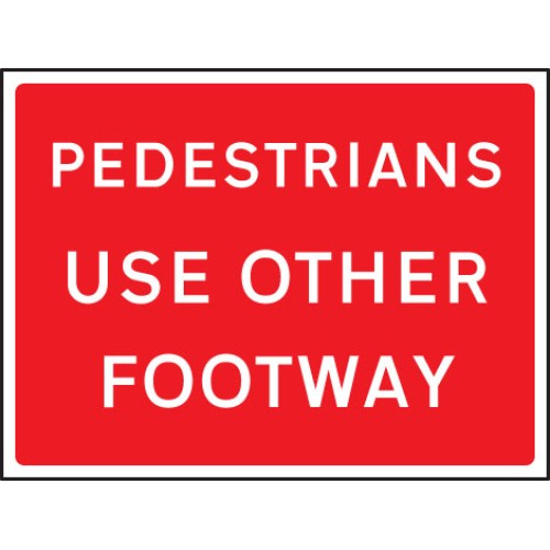 Pedestrians Use Other Footway - Class RA1