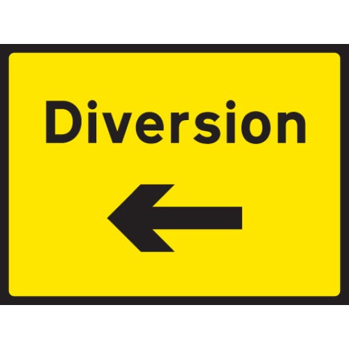 Diversion - Arrow Left - Class RA1 - Temporary