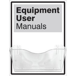 Equipment User Manuals - Document Holder