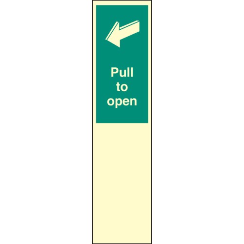 Door Plate - Pull to Open