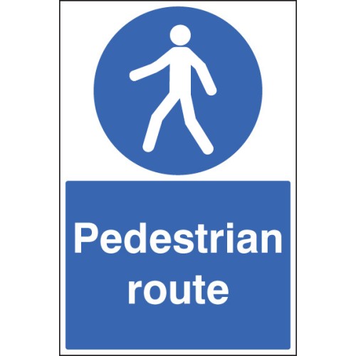 Pedestrian Route - Floor Graphic