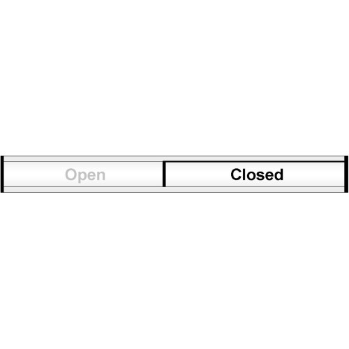 Open / Closed - Door Slider