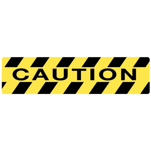 Anti-Slip Mat - Caution