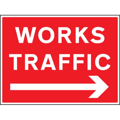 Works Traffic - Arrow Right