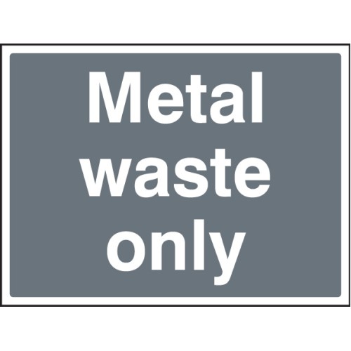 Metal Waste Only